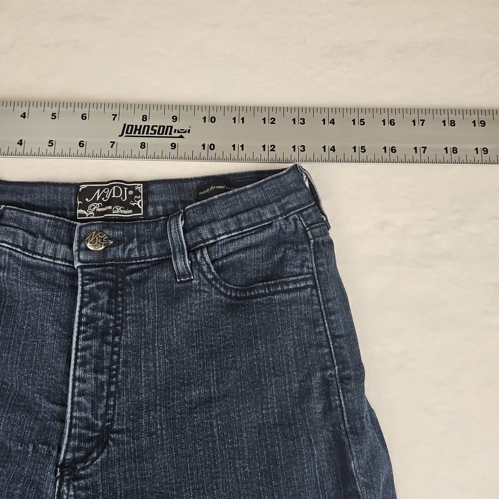 NYDJ Premium Denim Skinny Jeans Ankle Zip Dark Wash Women's - Picture 10 of 14